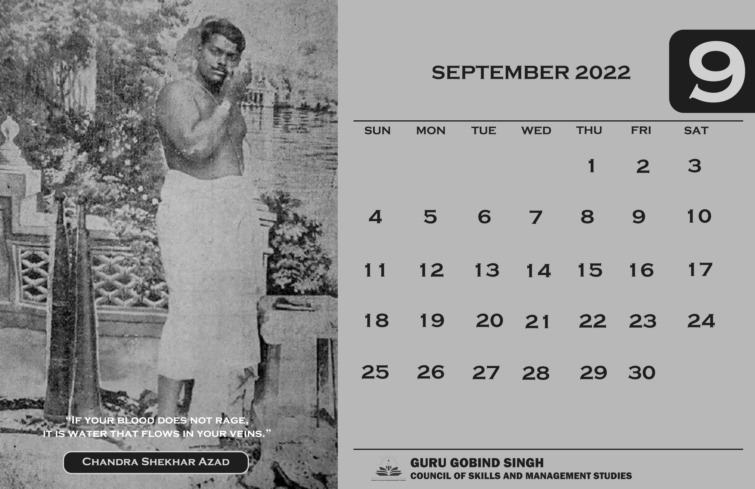 GGSCSMS calendar September